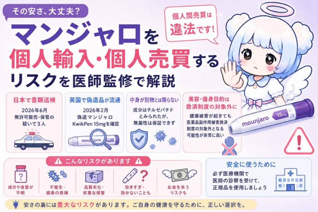 マンジャロ個人売買・違法販売